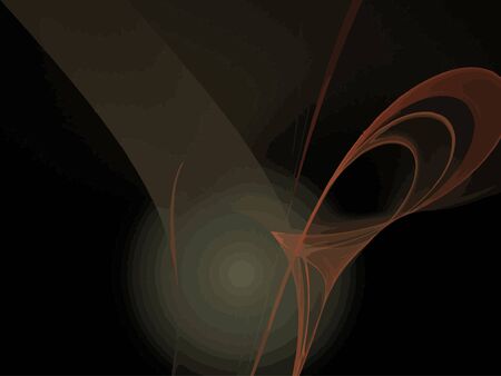 Vector Illustration of digital fractalのイラスト素材