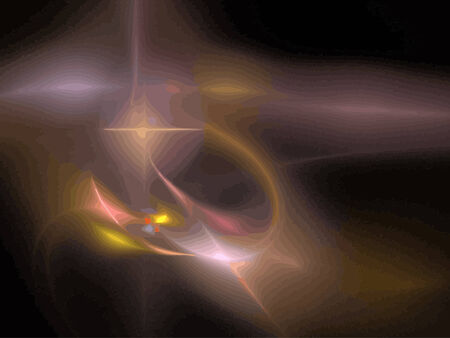 Vector Illustration of digital fractalのイラスト素材