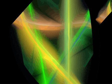 Vector Illustration of digital fractalのイラスト素材