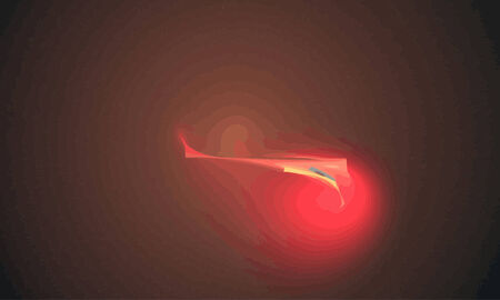 Vector Illustration of digital fractalのイラスト素材