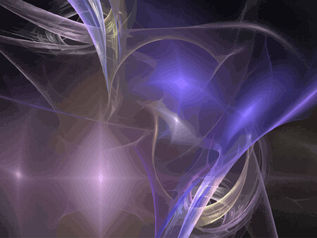 Vector Illustration of digital fractalのイラスト素材