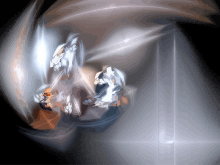 Vector Illustration of digital fractalのイラスト素材