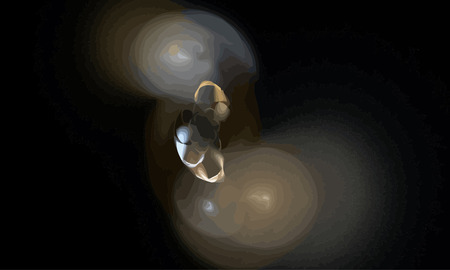 Vector Illustration of digital fractalのイラスト素材