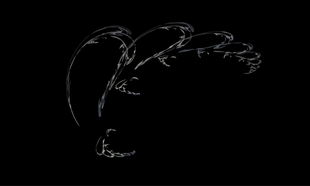 Vector Illustration of digital fractalのイラスト素材