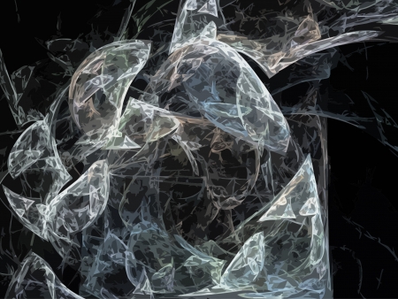Vector Illustration of digital fractalのイラスト素材