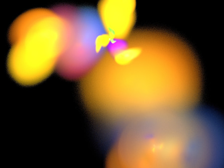 Digital Fractal on Black