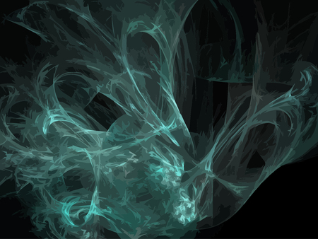 Vector Illustration of digital fractalのイラスト素材