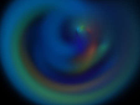 Digital Fractal on Black