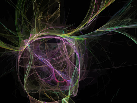 Vector Illustration of digital fractalのイラスト素材