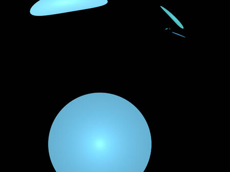 Digital Fractal on Blackの写真素材