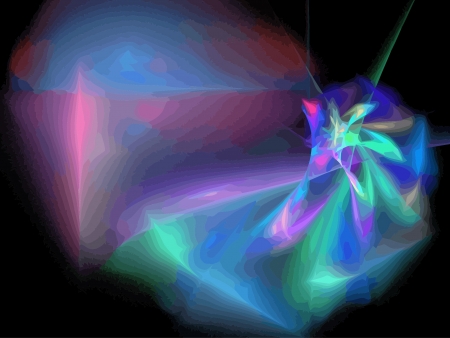 Vector Illustration of digital fractalのイラスト素材