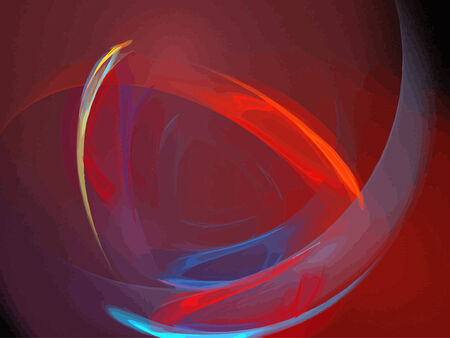 Vector Illustration of digital fractalのイラスト素材