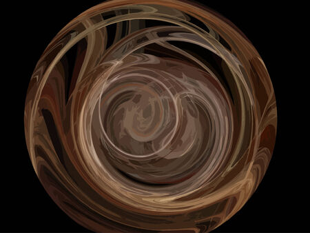 Vector Illustration of digital fractalのイラスト素材