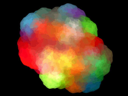 Vector Illustration of digital fractal