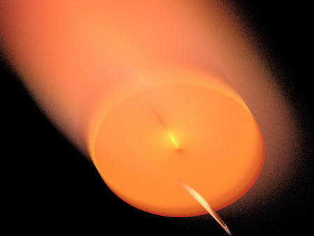 Digital Fractal on Blackの写真素材