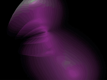 Vector Illustration of digital fractalのイラスト素材