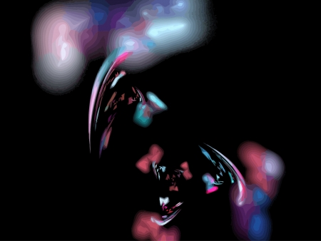 Vector Illustration of digital fractalのイラスト素材