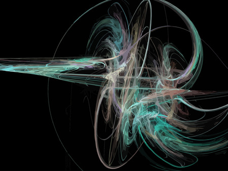 Vector Illustration of digital fractalのイラスト素材