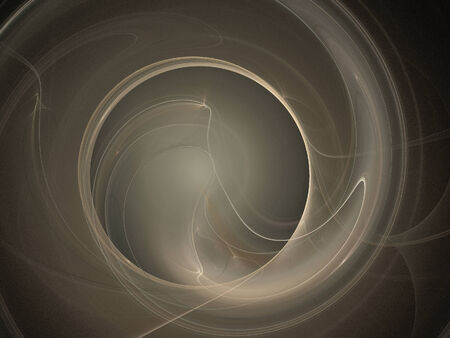 Digital Fractal on Blackの写真素材