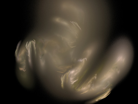 Digital Fractal on Blackの写真素材