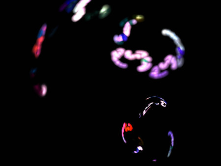 Digital Fractal on Black