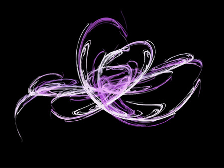 Vector Illustration of digital fractalのイラスト素材