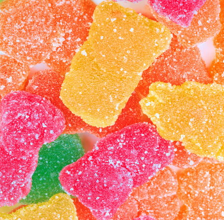 Multicolor Fruit Jellyの写真素材