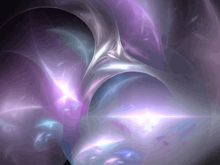 Vector Illustration of digital fractalのイラスト素材