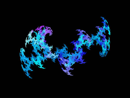 Vector Illustration of digital fractalのイラスト素材