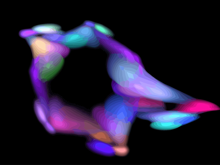 digital fractalのイラスト素材