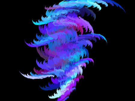 digital fractalのイラスト素材