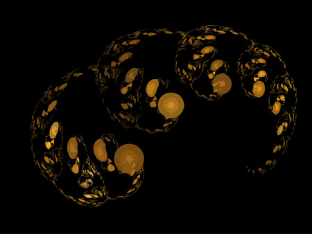 Vector Illustration of digital fractalのイラスト素材