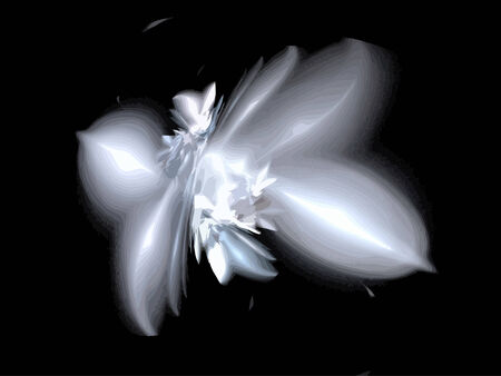 Vector Illustration of digital fractalのイラスト素材