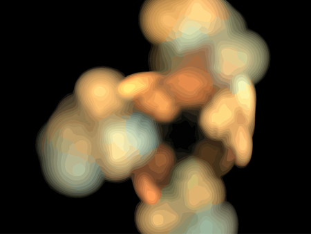 Vector Illustration of digital fractal