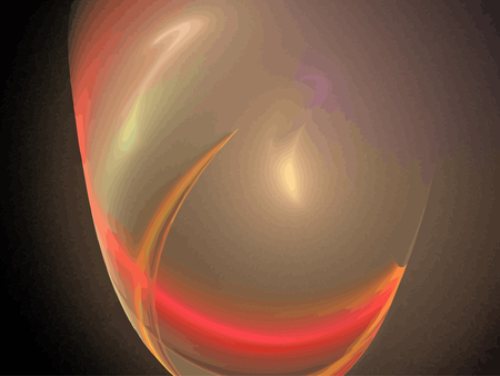 Vector Illustration of digital fractalのイラスト素材