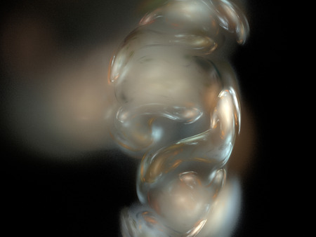 Digital Fractal on Black
