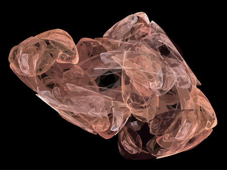 Vector Illustration of digital fractalのイラスト素材
