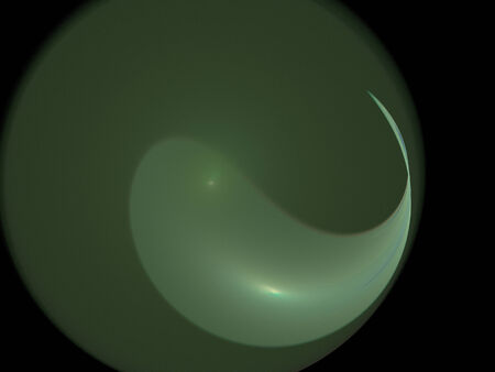 Digital Fractal on Blackの写真素材