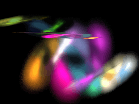 Vector Illustration of digital fractalのイラスト素材