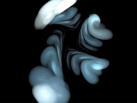 Vector Illustration of digital fractalのイラスト素材