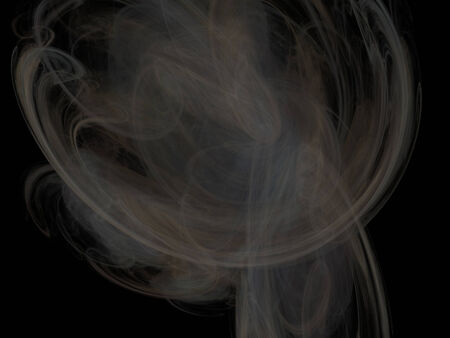 Digital Fractal on Blackの写真素材