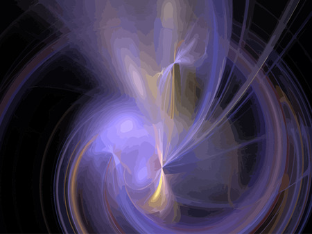 Vector Illustration of digital fractalのイラスト素材