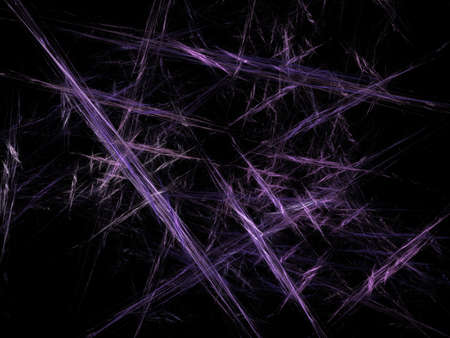 Digital Fractal on Blackの写真素材