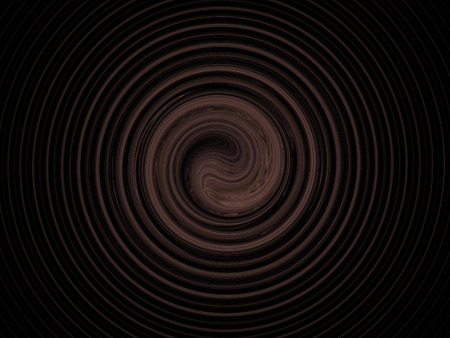 Digital Fractal on Blackの写真素材