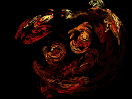 Vector Illustration of digital fractalのイラスト素材