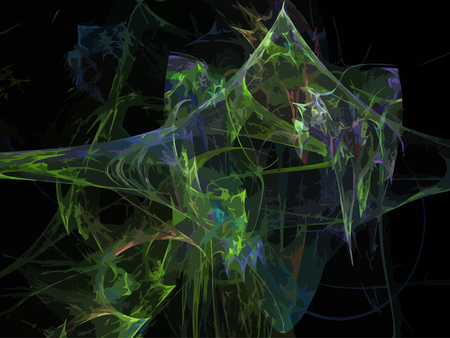 Illustration of digital fractalのイラスト素材