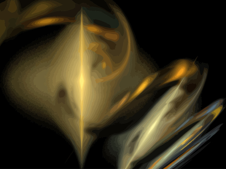 Vector Illustration of digital fractalのイラスト素材