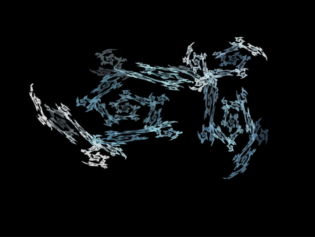 Illustration of digital fractalのイラスト素材