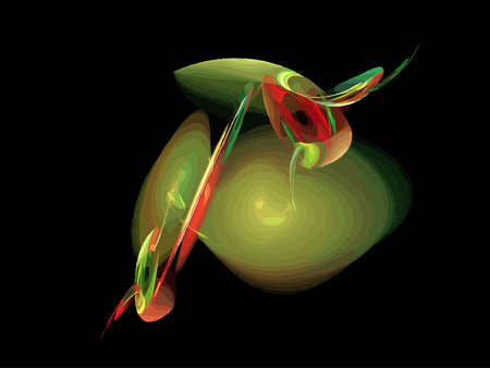 Illustration of digital fractalのイラスト素材