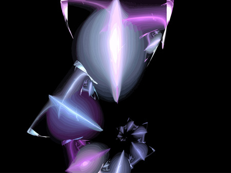 Illustration of digital fractalのイラスト素材